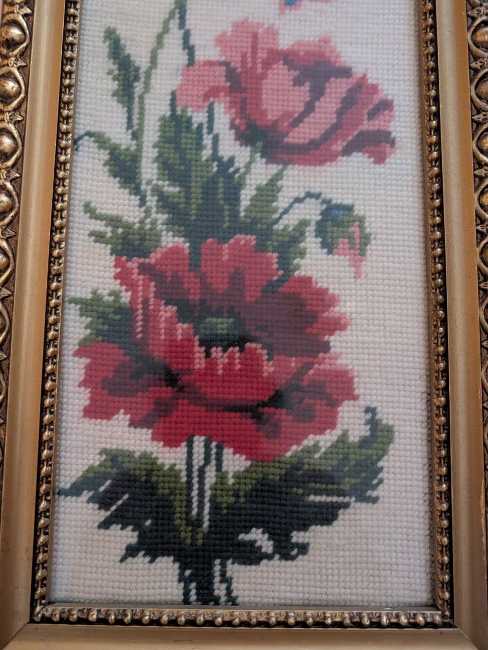 Handmade, Framed Needle Point - Picture 4 of 7